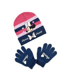 Σετ σκουφάκι-γάντια Glow in the dark Minnie Mouse Size: 52/54cm