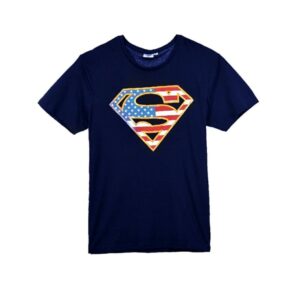Adult T-shirt Super-man Sizes: S-M-L-XL