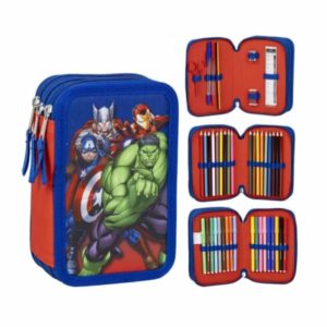 Κασετίνα γεμάτη Avengers Size: 13x20x7 cm