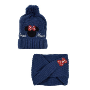 Σετ σκουφάκι- κασκόλ Minnie Mouse Size: 52-54 cm