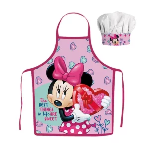 Ποδιά μαγειρικής με σκουφάκι Disney Minnie