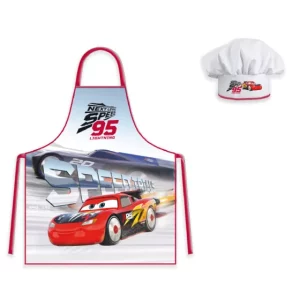 Ποδιά μαγειρικής με σκουφάκι Disney Cars