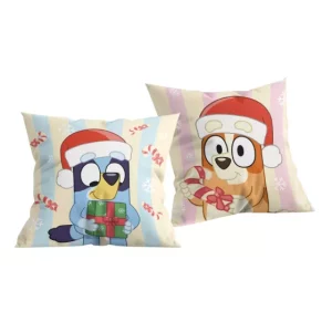 Διακοσμητικό μαξιλάρι 40x40cm Bluey Christmas