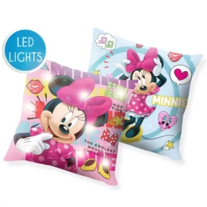 Διακοσμητικό μαξιλάρι Size:40×40 Disney Minnie LED Light-Up
