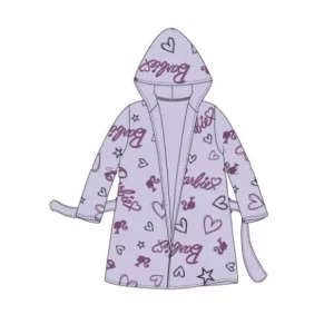 Μπουρνούζι Fleece Barbie 4-10 ετών