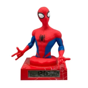 Spider-man 3D Night Lamp and Alarm Clock