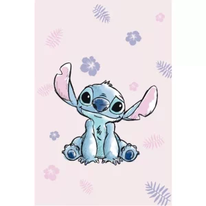 Κουβέρτα fleece Lilo and Stitch Size: 100 x 150 cm.
