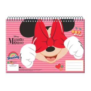 Disney Minnie Wink A/4 Spiral Sketchpad, 30 pages