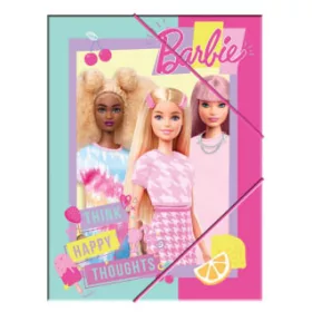 Barbie Happy Thoughts A/4 elastic folder