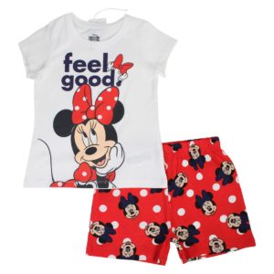 Παιδικό Σετ T-shirt – Βερμούδα Minnie Mouse Size: 2-8 ετών