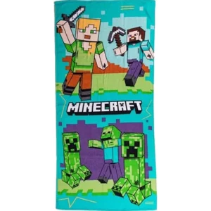 Πετσέτα θαλάσσης Minecraft Size: 70×140 cm