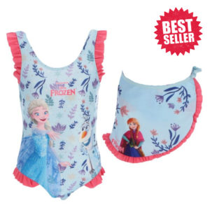 Σετ Ολόσωμο μαγιό με παρεό φούστα Frozen Size: 3-8 ετών