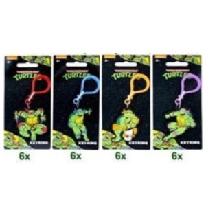 Teenage Mutant Ninja Turtles Keychain 2D PVC 4 assorted 7×15,5cm