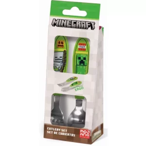 Μεταλλικό σετ κουταλοπίρουνο 2 τμχ Minecraft