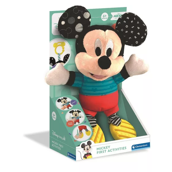 Disney Mickey Dots plush toy Clementoni