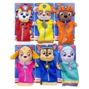 Paw Patrol Plush Hand Puppet 6 assorted 14×26.5cm