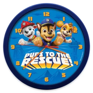 Paw Patrol Rescue Pups wall clock 25 cm