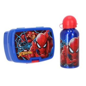 Σετ τάπερ φαγητού με παγούρι αλουμινίου Spider-man