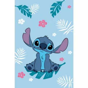 Κουβέρτα fleece Lilo and Stitch Size: 100 x 150 cm.