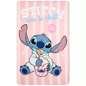 Κουβέρτα fleece Disney Lilo and Stitch Size: 100 x 150 cm.