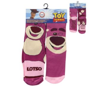 Toy Story 2-Pack Socks- Anti Slip Lotso Size: 23-34