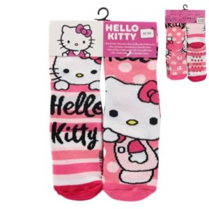 Hello Kitty 2-Pack Socks – Anti Slip  Size: 23-34