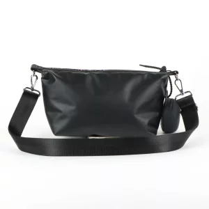 Hello Kitty Black Kuromi bag, shoulder bag with wallet 27 cm