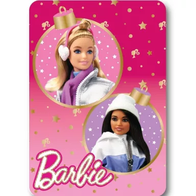 Κουβέρτα fleece Barbie Size: 100 x 140 cm.