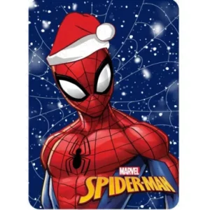 Κουβέρτα fleece Spider-man Christmas Size: 100 x 140 cm.