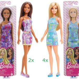 Barbie Doll with Summer Dress 2 assorted 8,5x32cm