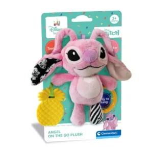 Disney Lilo and Stitch Angel plush toy and teether Clementoni