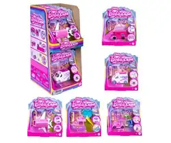 Mini Barbie Land Playset Doll with vehicle Color Change 14x15cm assorted in display (6)