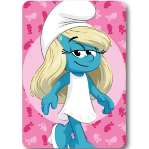 Κουβέρτα fleece Smurfs Size: 100 x 140 cm.