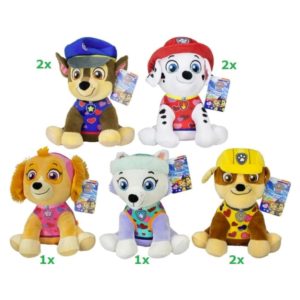 Paw Patrol Plush sitting 5 assorted 25cm