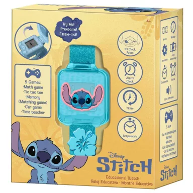 Disney Lilo and Stitch Leaf educational digital watch with games