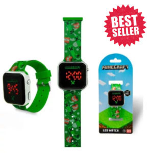 Minecraft digital LED watch