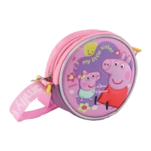 Τσάντα ώμου 3D Peppa Pig Size: 13×13 cm