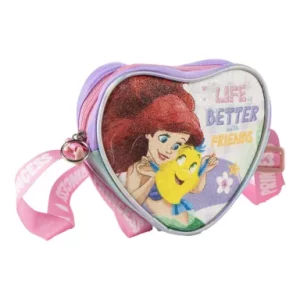 Τσάντα ώμου με glitter Disney Princess Size: 15x14x4 cm