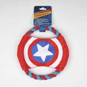 Avengers Dog toy – Squeaky Plush and Rope