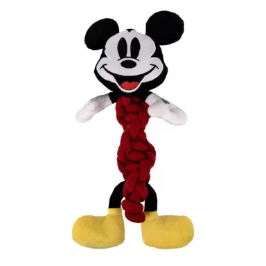 Disney Mickey Smile squeaky rope dog toy 27 cm