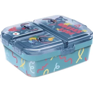 Disney Lilo and Stitch multi-compartment lunch box, sandwich box XL