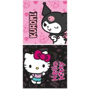 Πετσέτα θαλάσσης Hello Kitty Kuromi Size: 70×140 cm