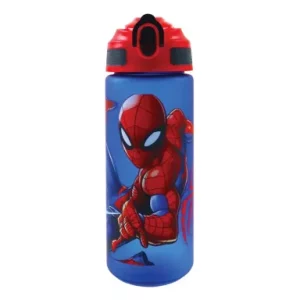 Spiderman Evergreen plastic matte straw flask 600 ml