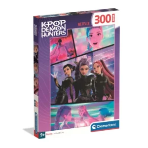 K-pop Demon Hunters Take Down 300-piece Clementoni puzzle