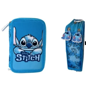 Disney Lilo and Stitch Smile 3-tier filled pencil case
