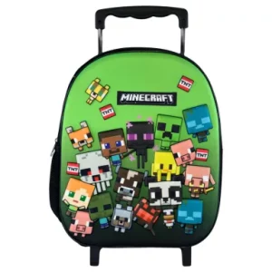 Minecraft Characters rolling kindergarten 3D backpack, bag 32 cm