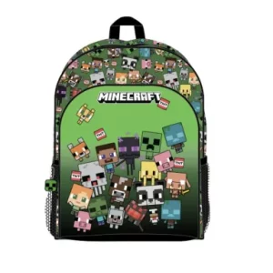 Minecraft Lot of Characters school bag, bag 40 cm