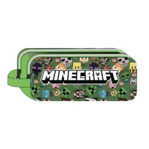 Minecraft Characters 2-compartment pencil case 23 cm