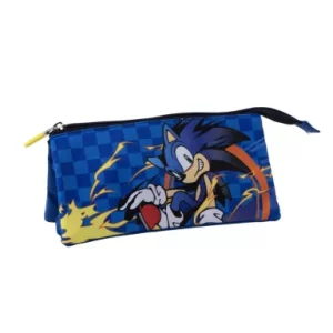 Κασετίνα Sonic 3-compartment Size 23 x 12 cm