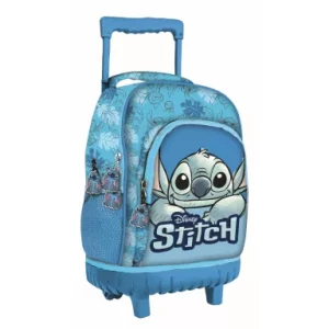 Disney Lilo and Stitch Smile Premium Rolling School Bag, 44 cm